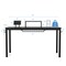 Costway 55 inch Gaming Desk Racing Style Computer Desk with Cup Holder & Headphone Hook